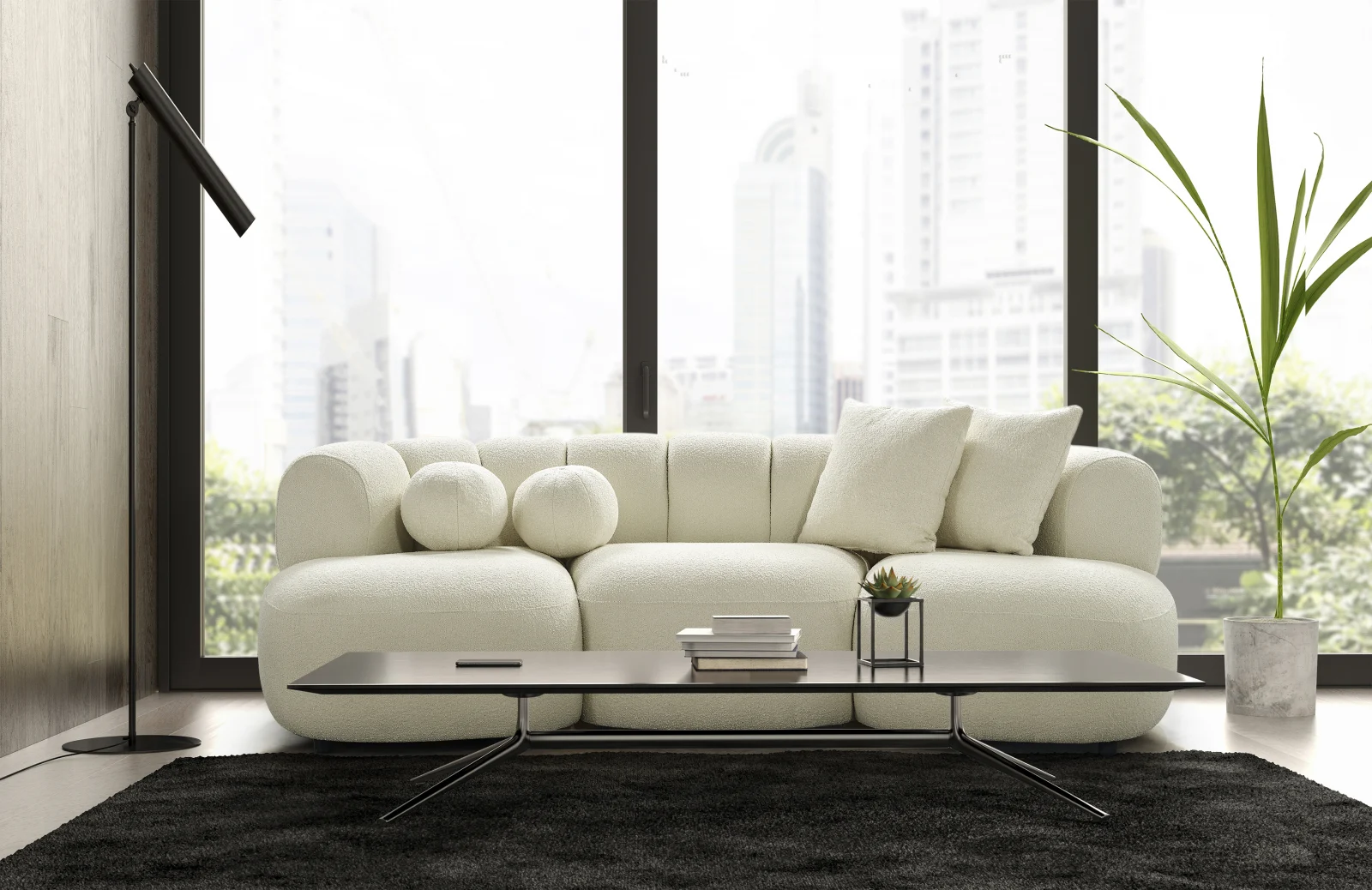 Mobilier personalizabil în culoarea anului 2026, Cloud Dancer