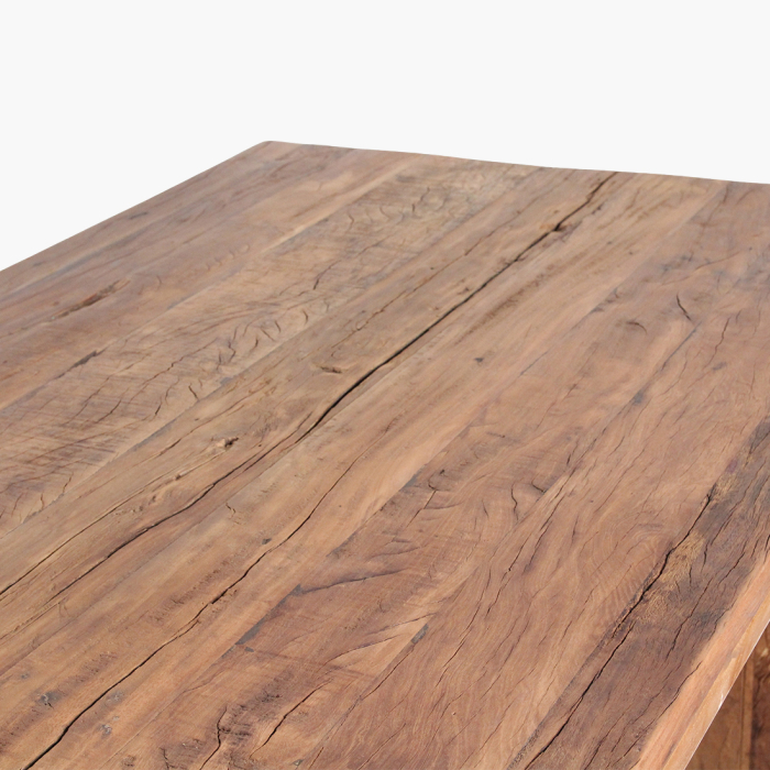 Masa dining Farmwood Waterfall 240 cm din lemn masiv reciclat FSC [3]