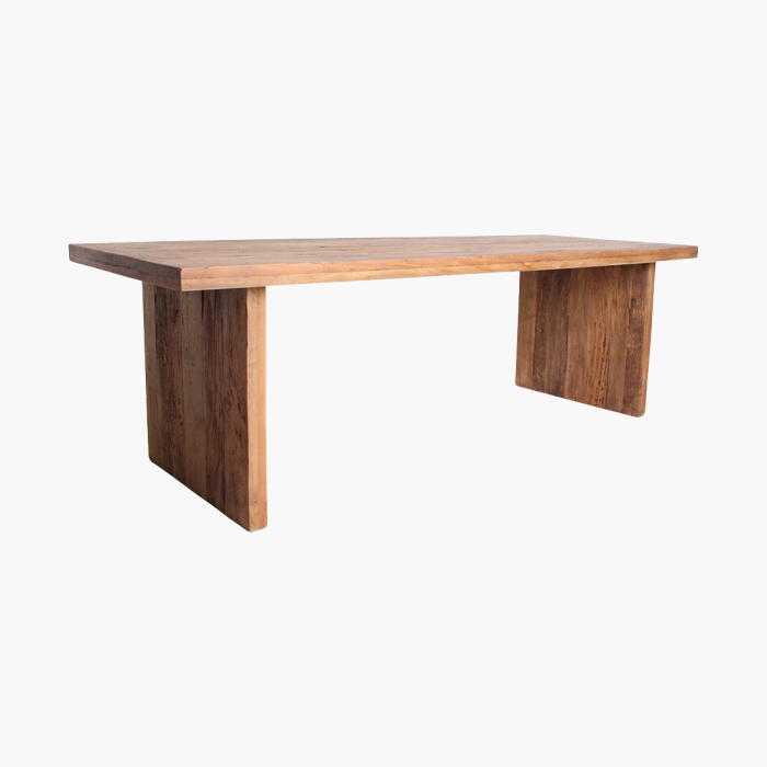 Masa dining Farmwood Waterfall 240 cm din lemn masiv reciclat FSC [2]