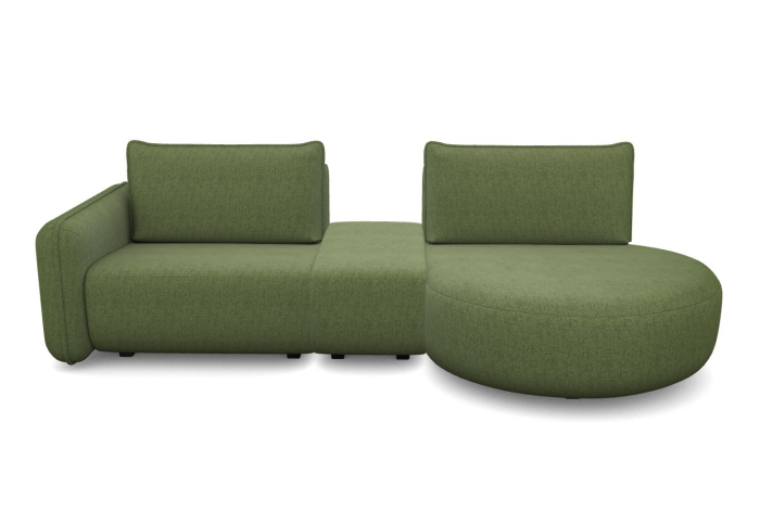 Canapea 4 locuri, verde - OSLO [1]