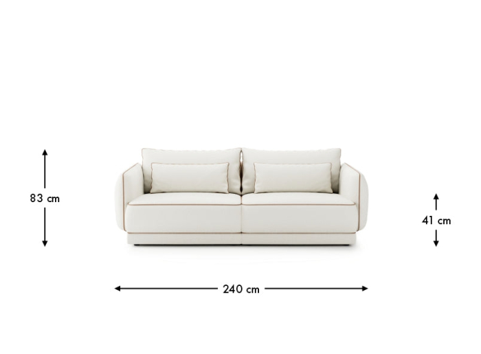 Canapea 3 locuri, tapitata -  EVA [4]