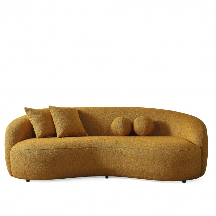 Canapea, 3 locuri, textil boucle - LISABONA [2]