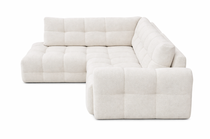 Canapea 4 locuri, tapițată în textil alb cald - MODO [2]