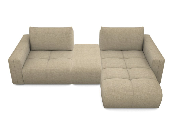 Canapea 4 locuri, bej - ARNES [1]