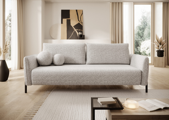 Canapea extensibilă, 3 locuri, tapițată în material textil Pet Friendly Punete 06-  VASCO [4]