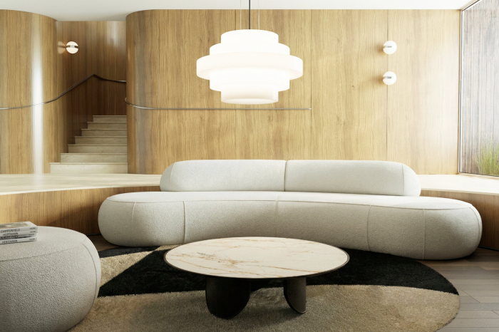 Canapea rotundă, 2 module  - SOUL [4]