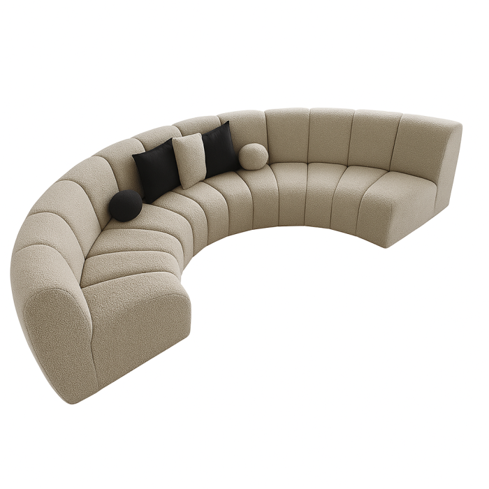 Canapea semirotundă, 330 x 120 cm - ELSA [1]