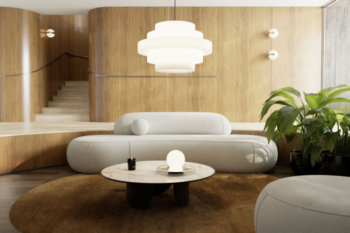 Canapea semirotundă, 4 locuri - SOUL [4]