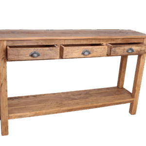 Consola Farmwood din lemn reciclat FSC cu 3 sertare, 150 cm [3]
