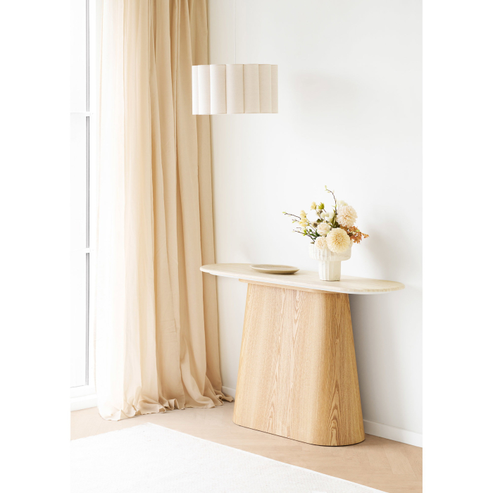 Consola Larvik granit si frasin, 130 cm [2]