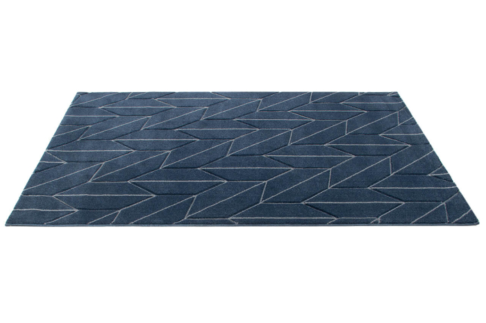 Covor Handcarved L, Albastru Marin [4]
