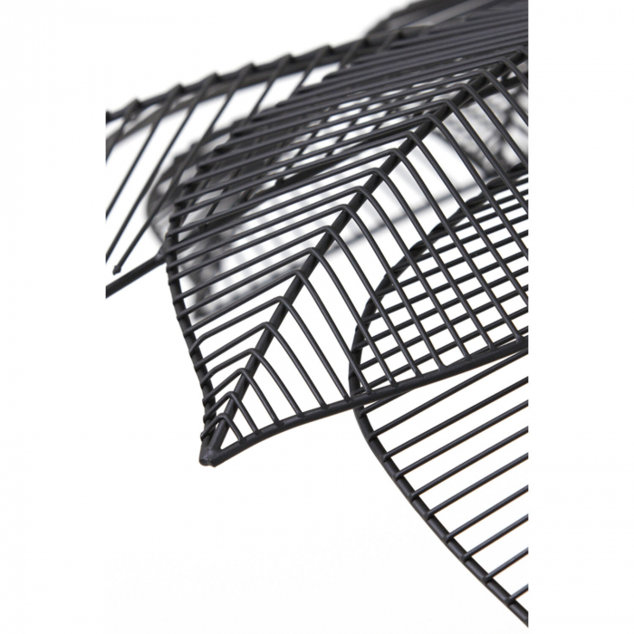 Lustră metalică, negru mat, Ø72x29cm - PAVAS [3]