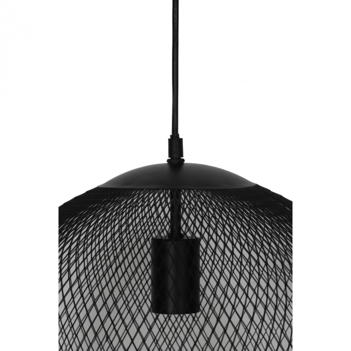 Lustră metalică, negru mat, Ø30x29cm - REILLEY [3]