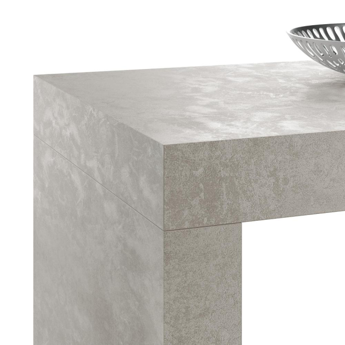 Masă de bar, 180 cm, înălțime 105.6 cm, structură din melamină, culoare gri beton - EVOLUTION [2]