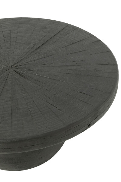 Masă de cafea, lemn natural, negru, 80x80x39.5cm - SHANIL [3]