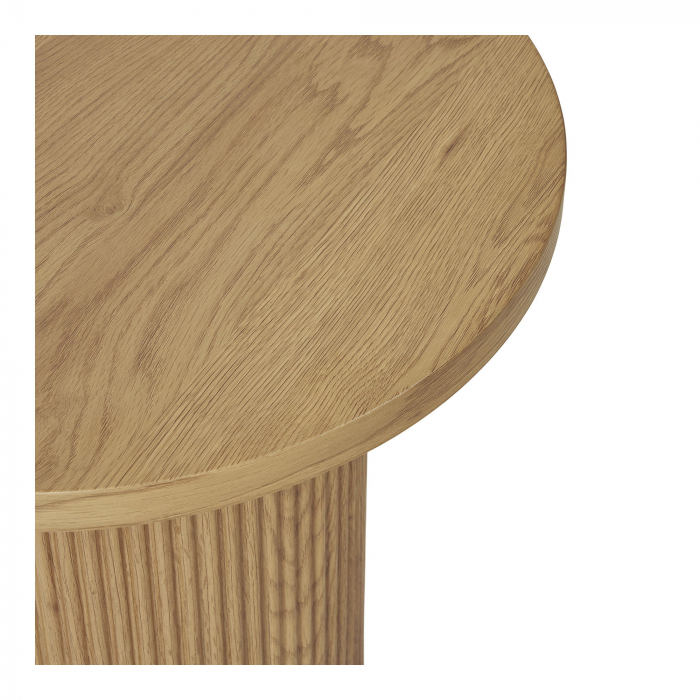 Masă de cafea, MDF laminat, stejar -  BAOVISTA SIDE [3]