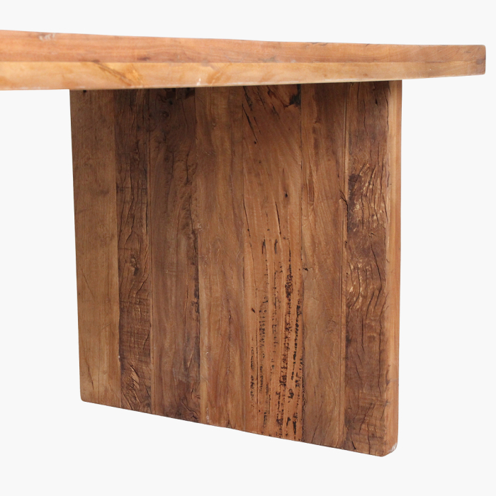 Masa dining Farmwood Waterfall 240 cm din lemn masiv reciclat FSC [4]