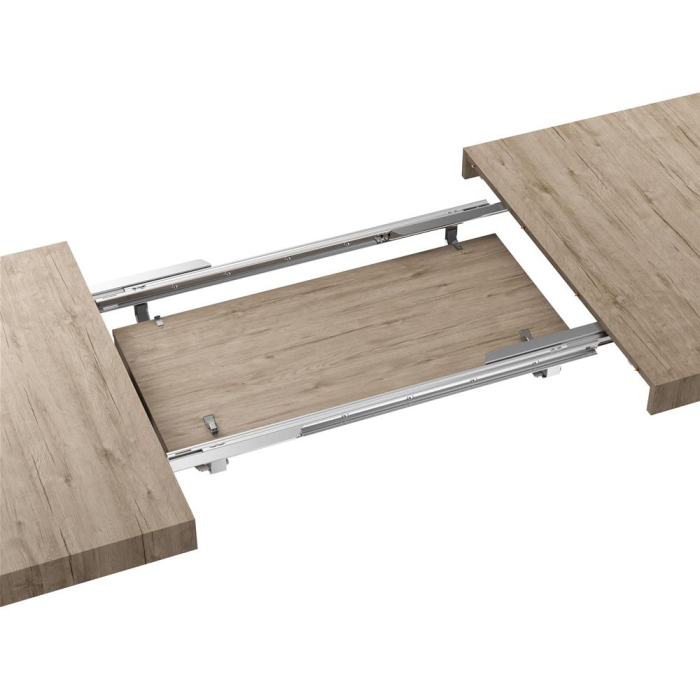 Masă extensibilă din melamină cu aspect de lemn de stejar - IACOPO [5]