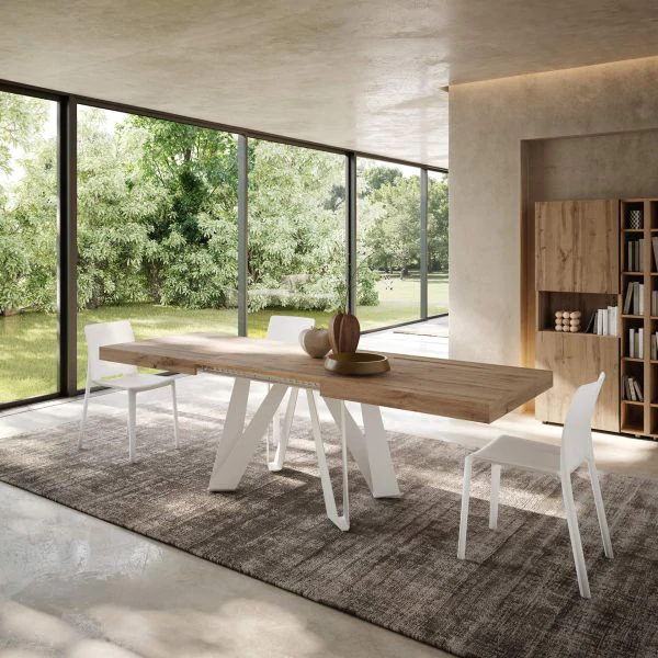 Masă extensibilă, stejar rustic - ROMINA STA [4]