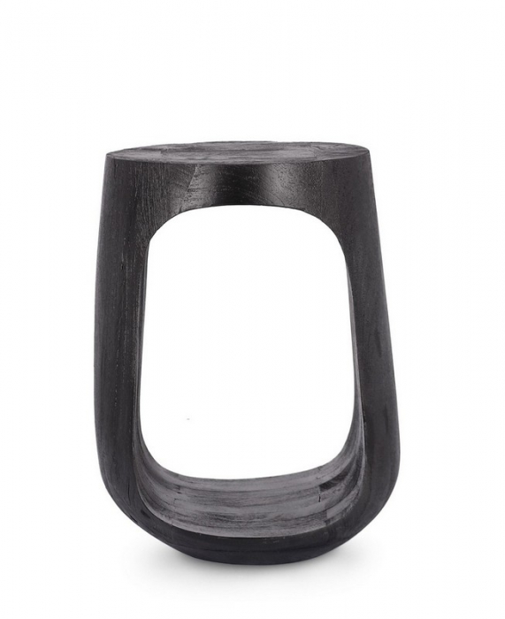 Măsuță de cafea din lemn, neagră - LOPEZ [2]