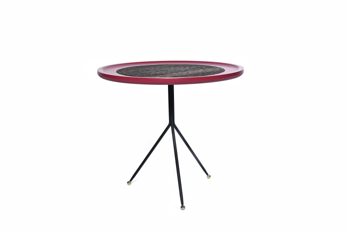 Măsuță de cafea, magenta - BROOKLYN ZIGON [2]