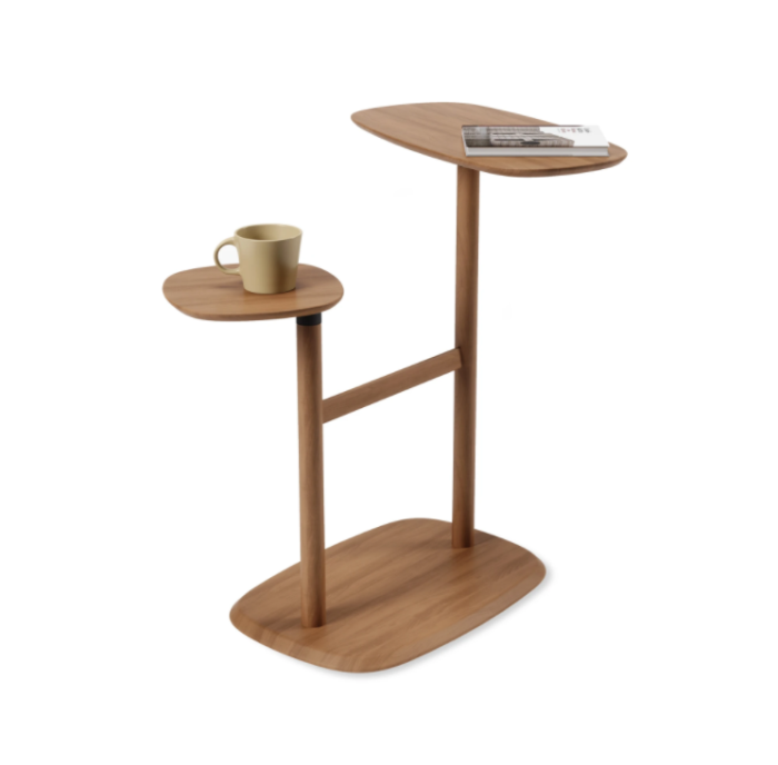 Măsuță laterală din lemn de nuc - SWIVO [2]