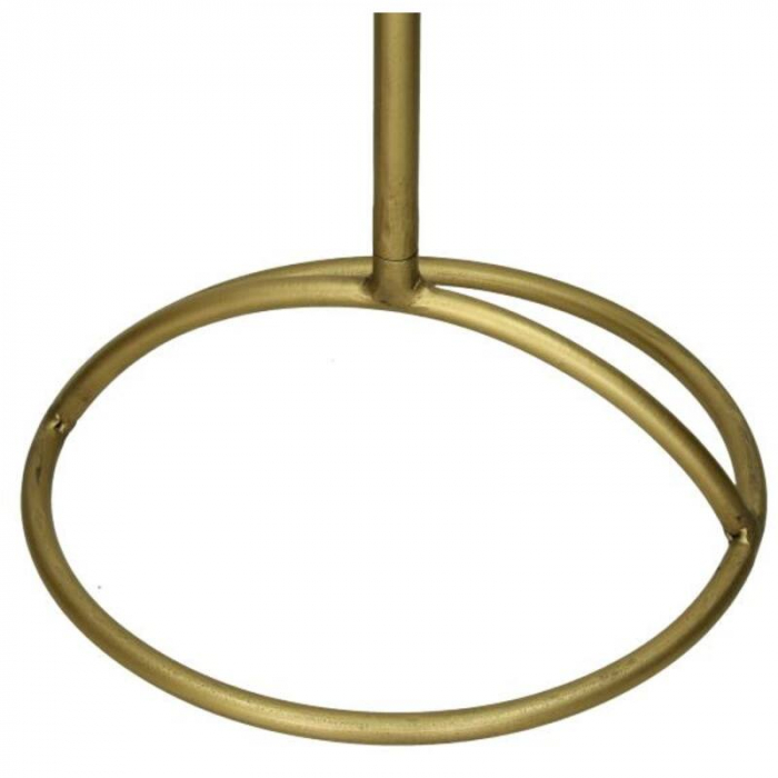Măsuță laterală, metal aurit, 68x40x40 -  LEAF SIDE [3]