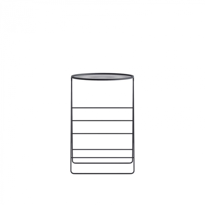 Măsuță laterală metalică, gri antracit - WHAT [2]
