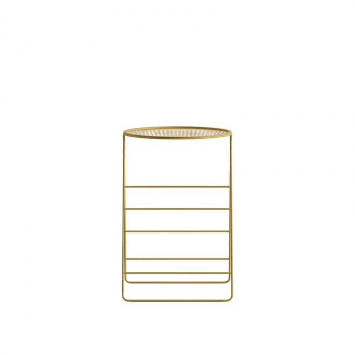 Măsuță laterală metalică, galben - WHAT [2]