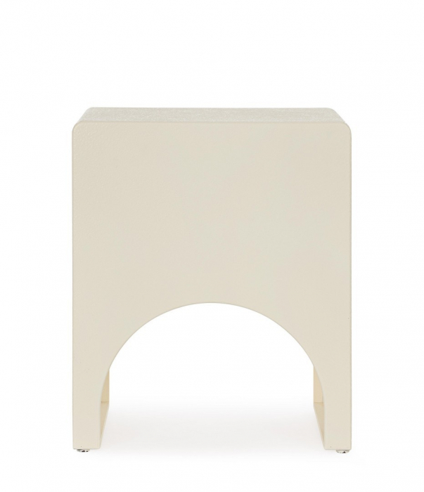 Noptieră MDF, culoare albă, 39,5x35x48,5 cm - CREAMY [3]