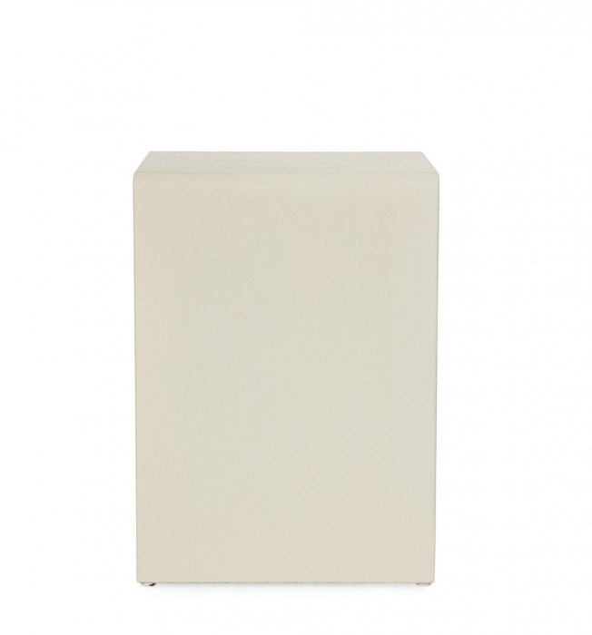 Noptieră MDF, culoare albă, 39,5x35x48,5 cm - CREAMY [4]