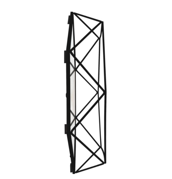 Oglindă cu structură metalică neagră - PRISMA [4]