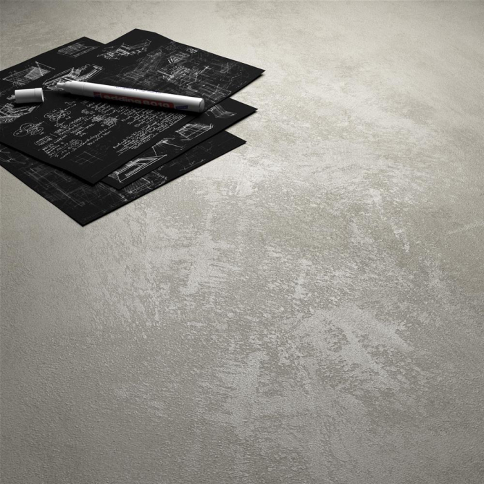 Peninsulă pentru bucătărie, 180 cm, structură din melamină, culoare gri beton - EVOLUTION [2]