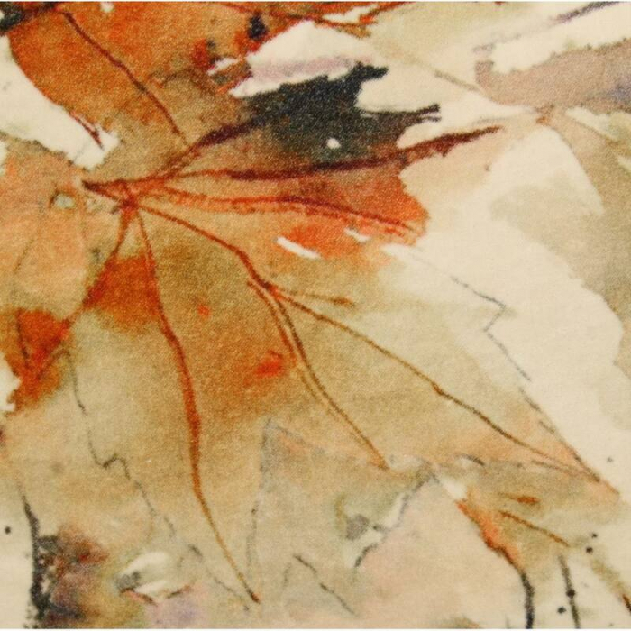 Perna decorativa, bej, 4x60x40cm. - LEAVES [3]