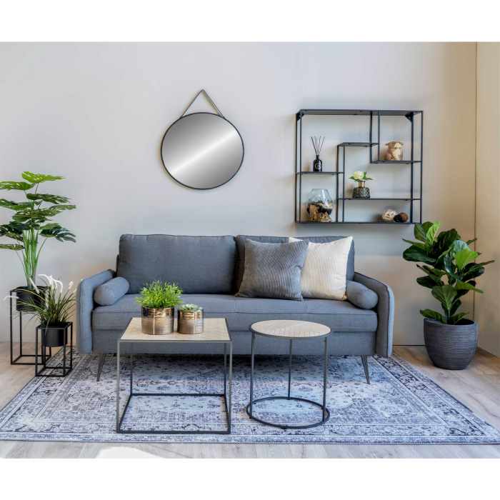 Pernă decorativă din catifea, gri închis - BLANCA [4]