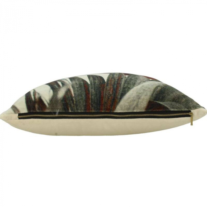 Perna decorativa, gri, 4x45x45cm - LEAVES GREY [2]