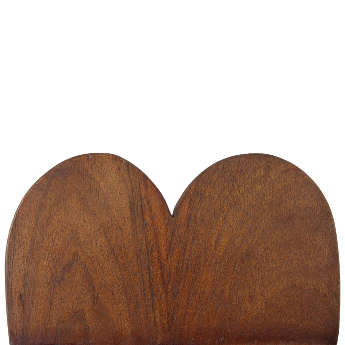 Raft de perete Heart din lemn de mango [3]