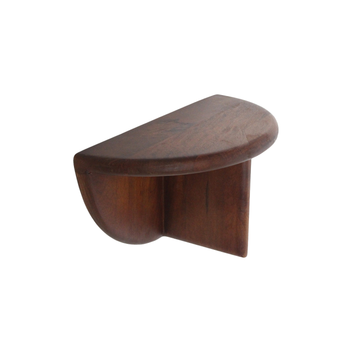 Raft de perete Round din lemn de mango [4]