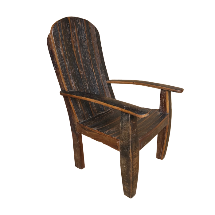 Scaun Barrel Grandma's din lemn de stejar reciclat din butoaie de whiskey [2]