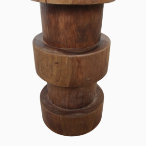 Scaun de bar Forma Totoma din lemn de tec natur, H65 cm [3]