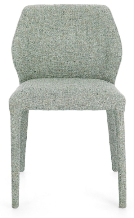 Scaun de dining, complet tapițat în textil bouclé - LIBBY FERN [1]