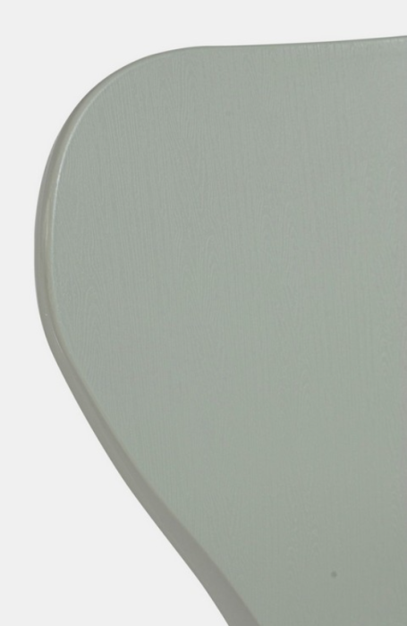 Scaun din fier cu scoică de plastic, verde salvie - TESSA [4]