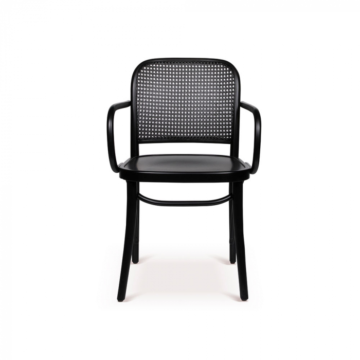 Scaun din lemn negru - ZARRA [2]