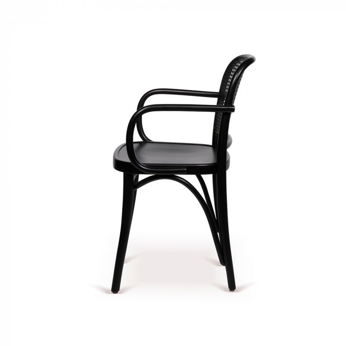 Scaun din lemn negru - ZARRA [3]