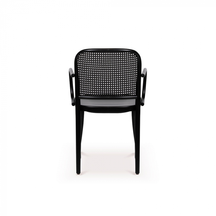 Scaun din lemn negru - ZARRA [4]