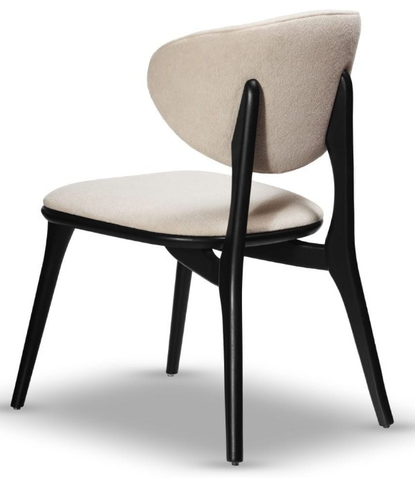 Scaun din lemn, tapițat - FRIDA [2]