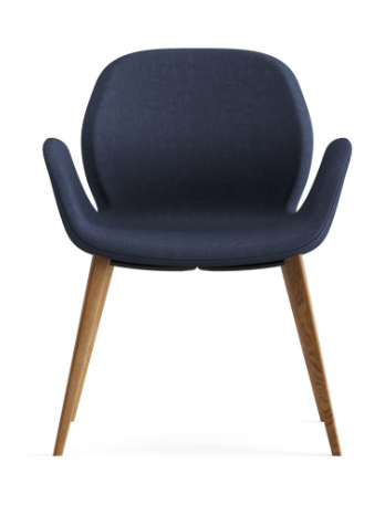 Scaun din lemn, tapițat în material textil - MAGNOLIA [2]