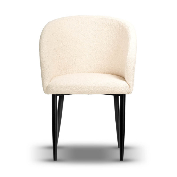 Scaun dining din lemn, sezut tapitat - CARINE [2]