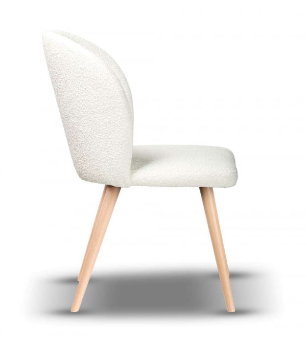 Scaun dining tapitat in boucle - RIO [2]