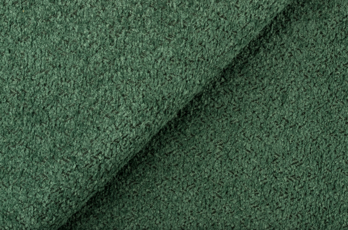 Scaun metalic negru, tapițat în boucle verde - SOUL [4]